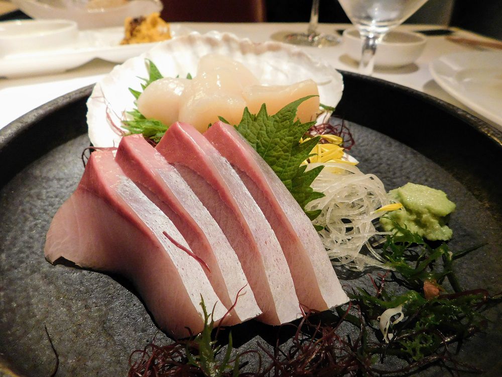 Fresh, sustainable sashimi highlights the menu at Vancouver’s Blue Water Cafe.